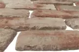 płytka ceglana, płytka betonowa kolor beżowo-czerwony