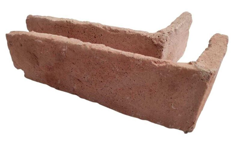 płytka narożna w kolorze naturalnym jasnym narożnik ceglany kolor naturalny jasny