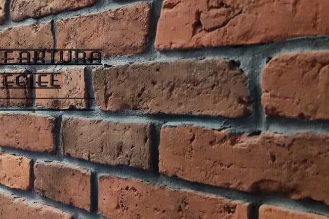 Płytka ze starej cegły czerwona Płytka ze starej cegły czerwona