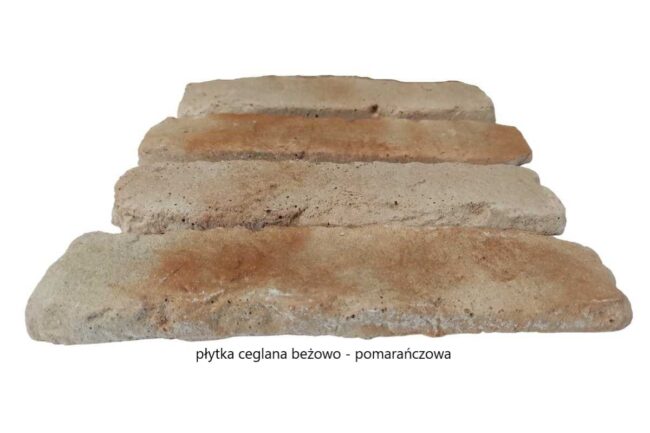 płytka ceglana beż pomarań płytka ceglana beż pomarań
