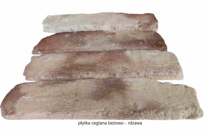 płytka ceglana beż - rdza płytka ceglana beż - rdza